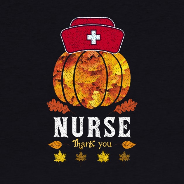 Autumn Fall Outfit Nurse Thank you, Pumpkin design by loveshop